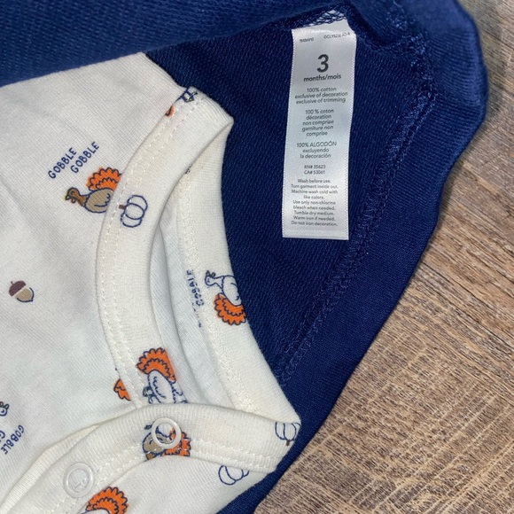 Carter’s Holiday  turkey outfit size 3M - Picture 3 of 4